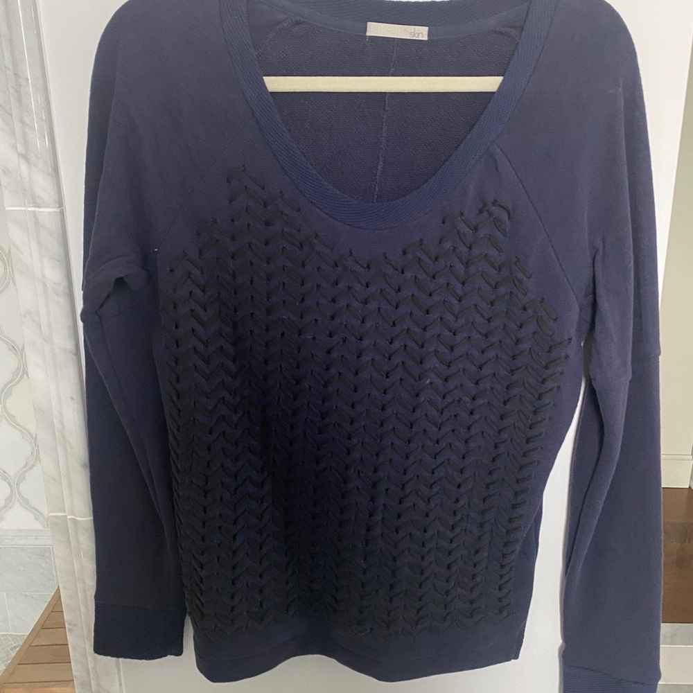 Blue and Black Sweatshirt